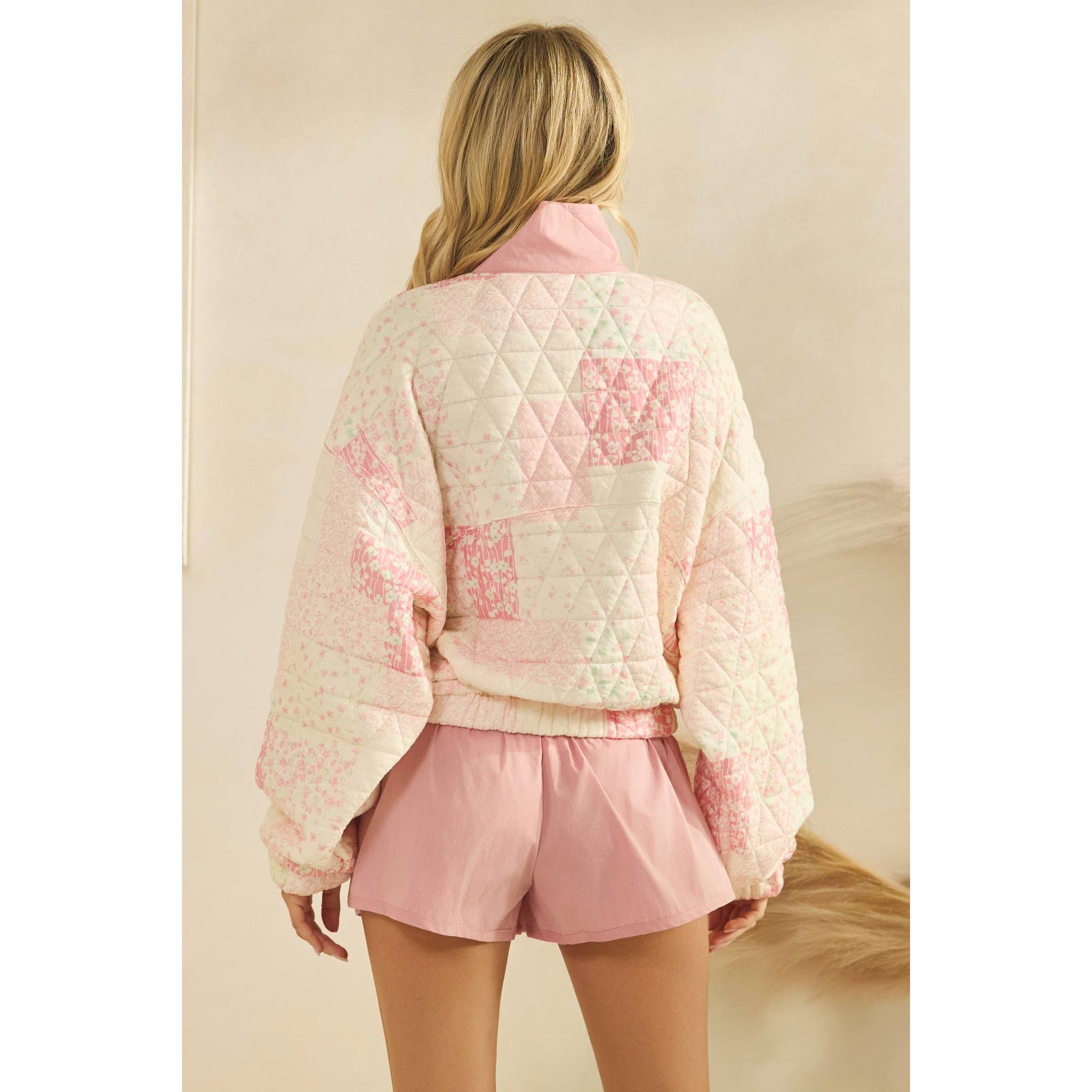 Sunday Stroll Pullover-Pink