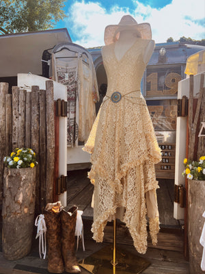 Stevie Dress-Antique Beige