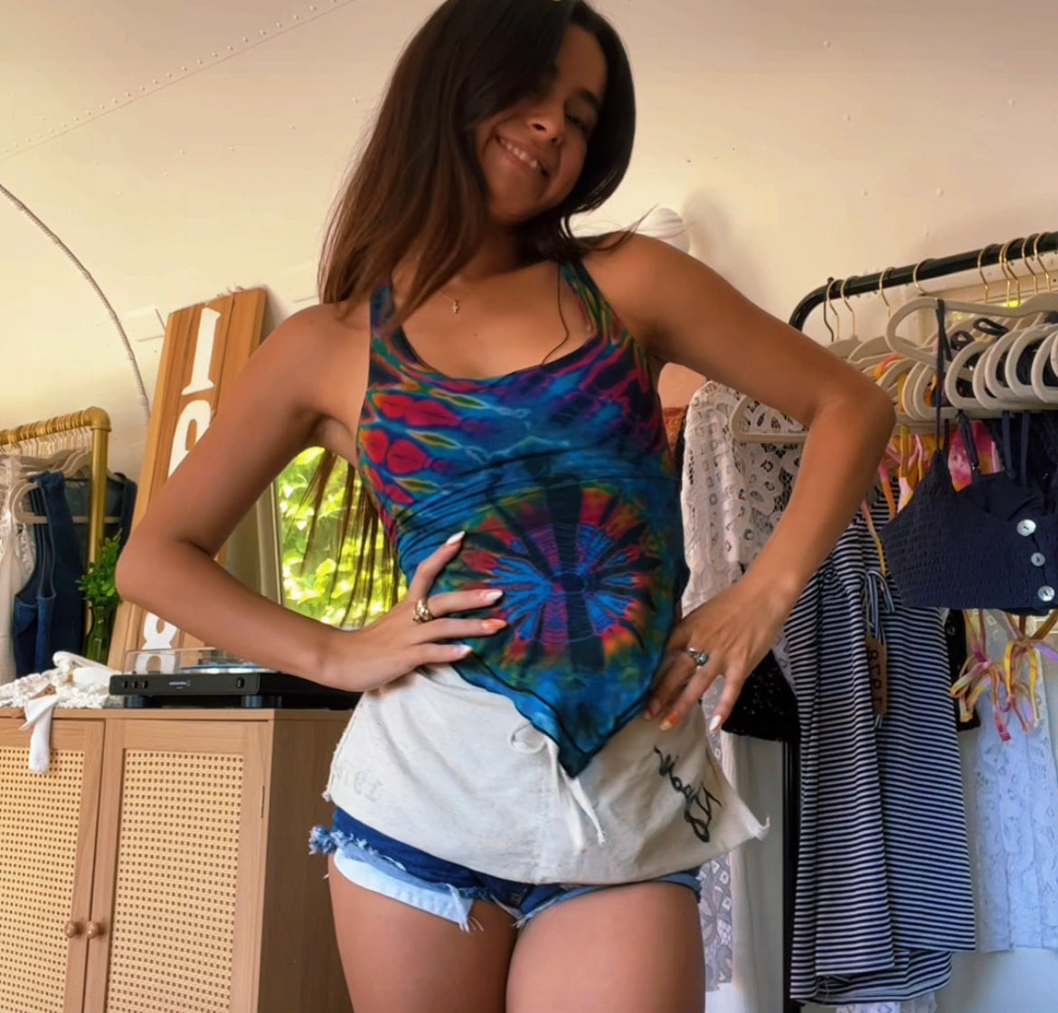 In A Haze Tie Dye Top