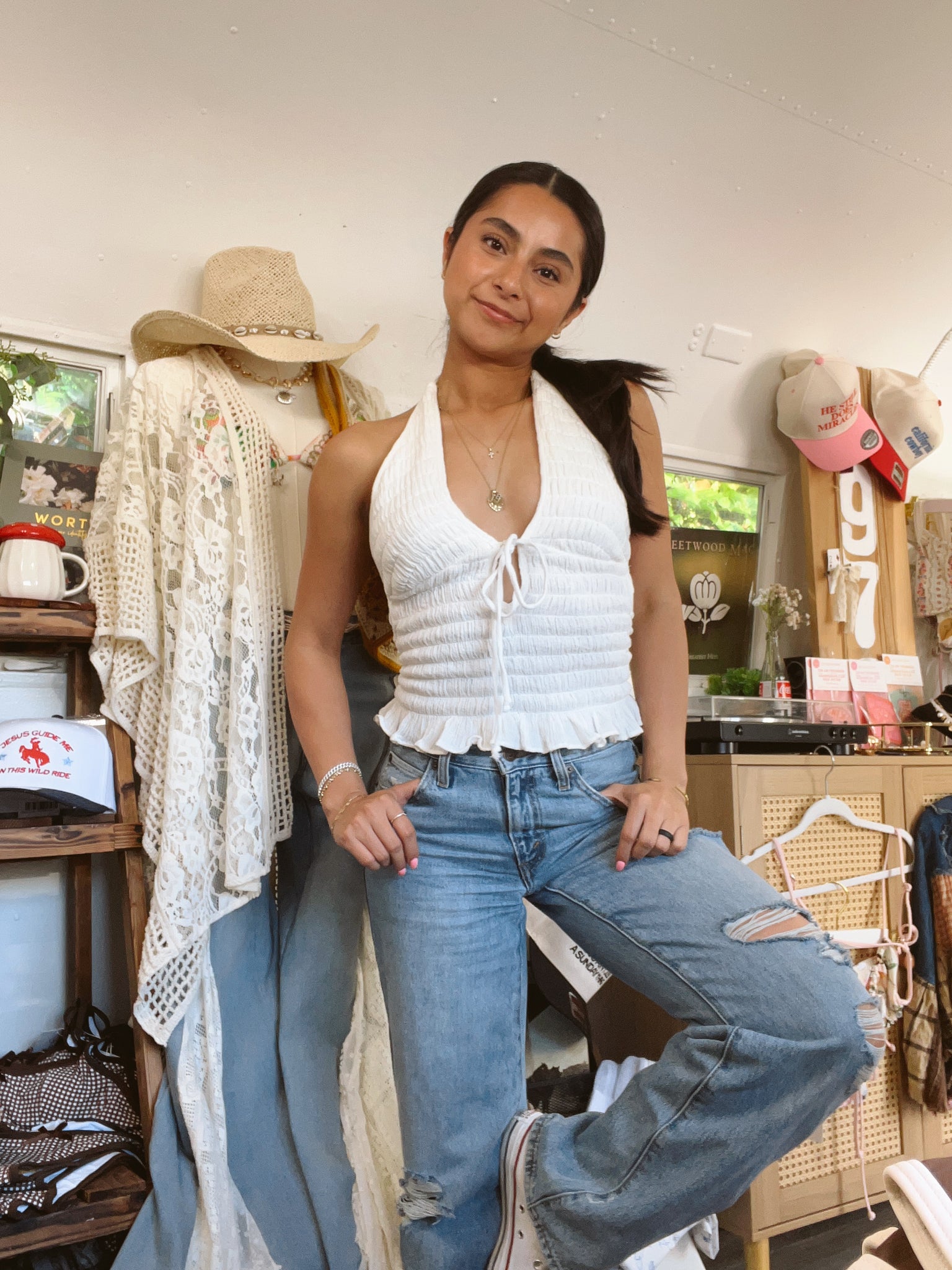 Just One Look Halter Top