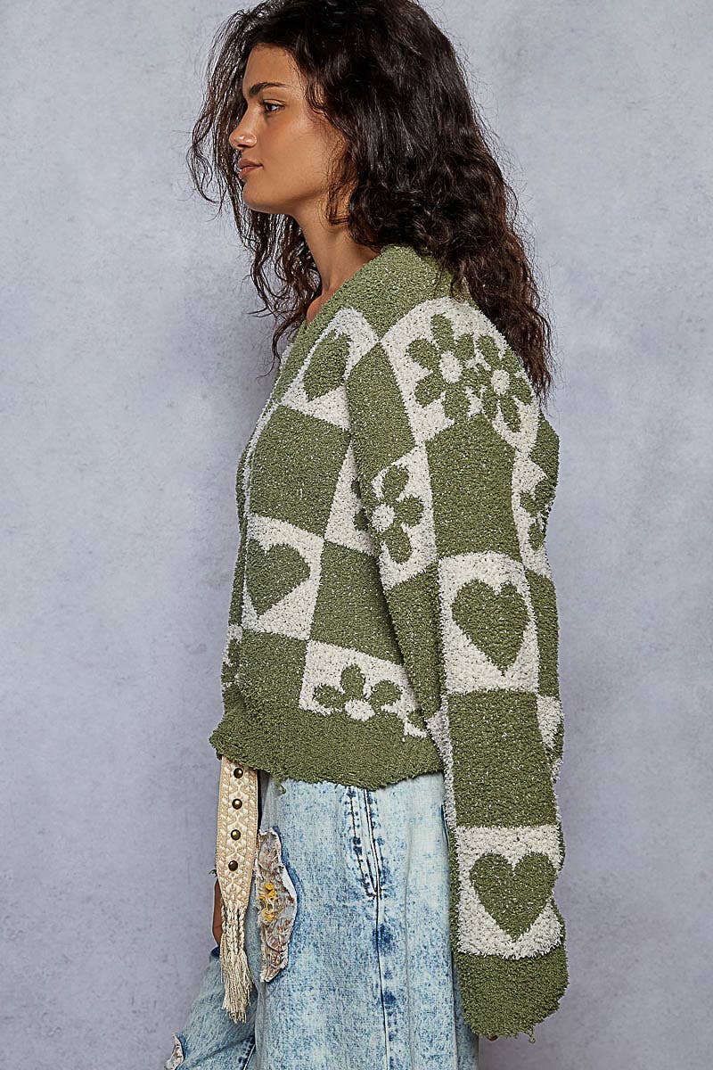 Rooted in Green Sweater